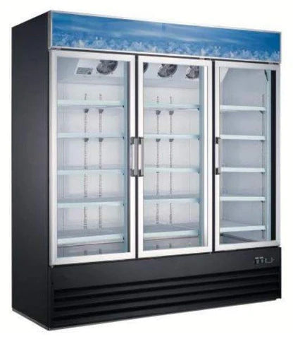 Canco MF-1500 Triple Swing Door 79" Wide Display Freezer