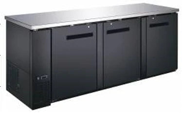 Canco BB-2890S Commercial 90" Triple Door Back Bar Cooler