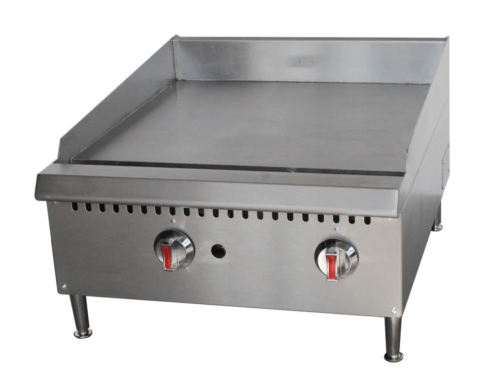 Canco GG-12T Natural Gas/Propane 12" Thermostatic Griddle - Omni Food Equipment