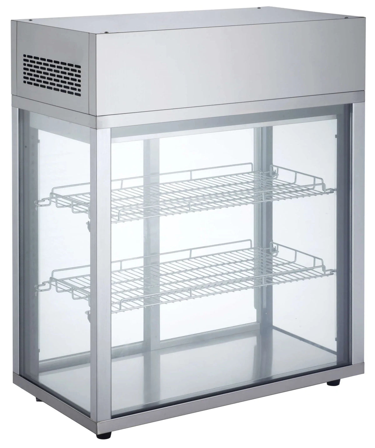 Canco RT-177L Counter Top Four Sided Glass Sliding Door Display Refrigerator - Omni Food Equipment