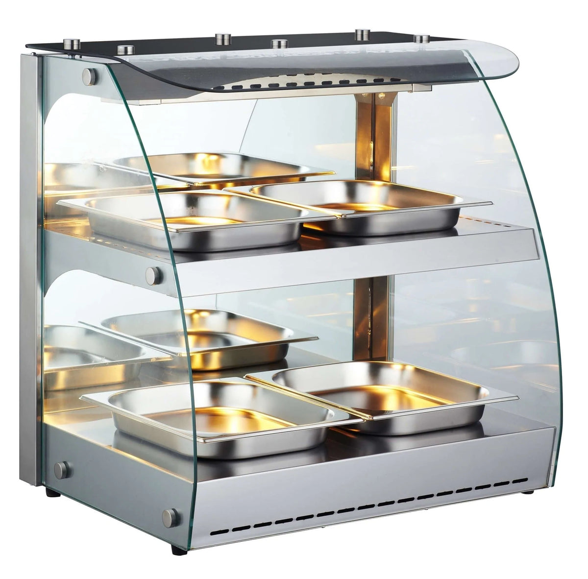 Canco RTR-2D Open Glass Display 25" Food Warmer - Omni Food Equipment