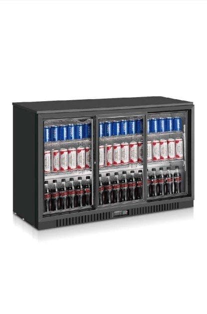 Coolasonic LG330S Triple Door Back Bar Cooler - Omni Food Equipment