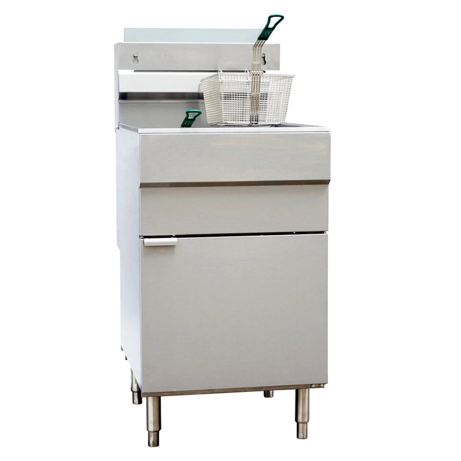 Canco Double Basket Fryer GF-150 with Single Compartment (150,000 BTU)