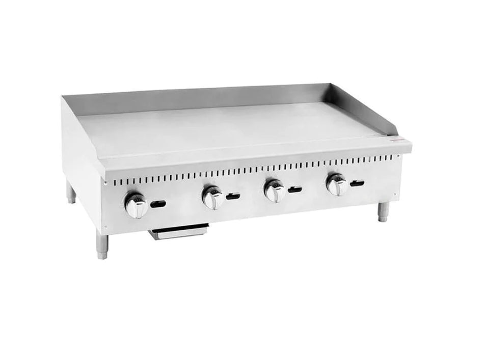 Omega ATMG-48 Natural Gas/Propane 48" Griddle - Omni Food Equipment