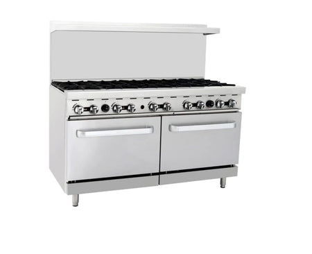 Omega ATO-10B Natural Gas 10 Burner Stove Top Range - Omni Food Equipment