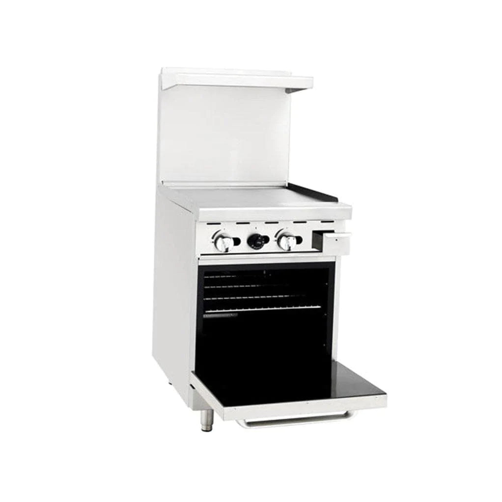 Omega ATO-24G Natural Gas 24" Griddle Stove Top Range - Omni Food Equipment