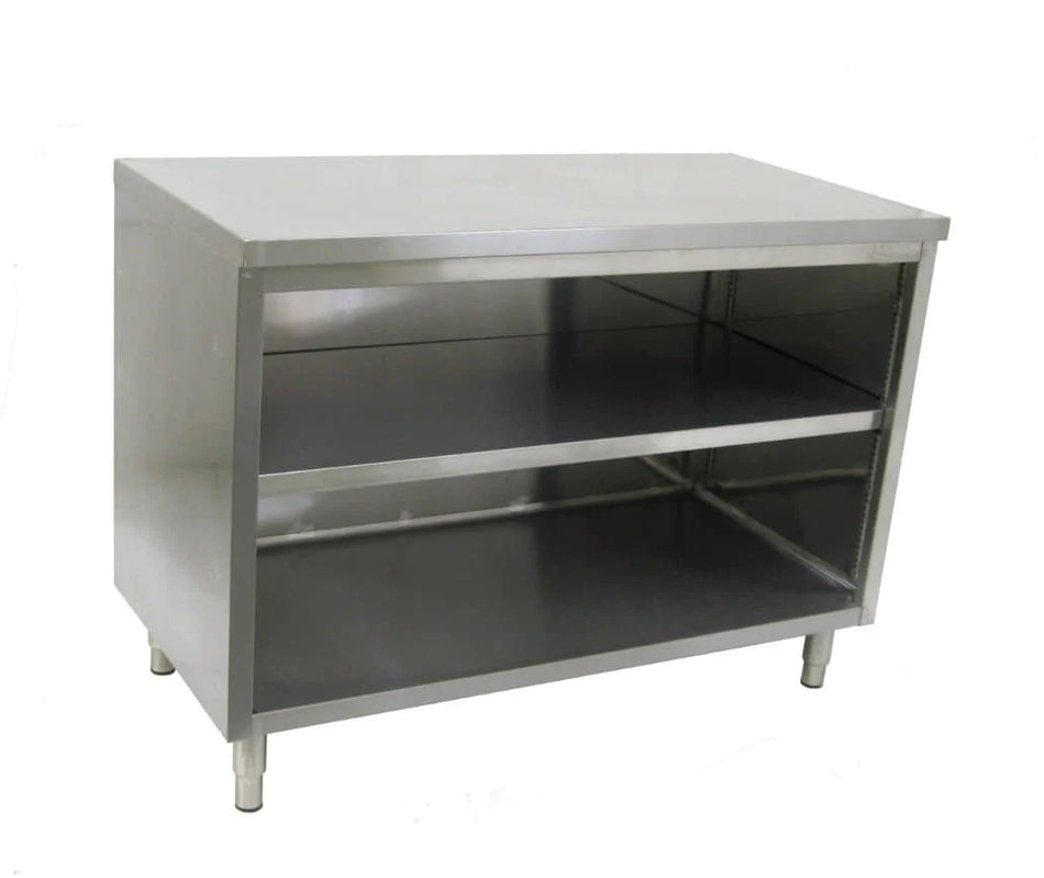 Omega Stainless Steel Open Dish Cabinets Without Doors - Various Sizes - Omni Food Equipment