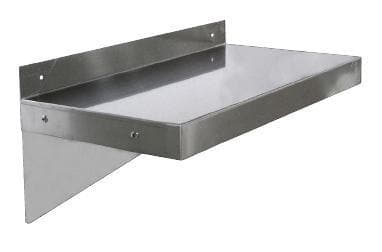 Omega Stainless Steel Wall Shelves - Various Sizes - Omni Food Equipment