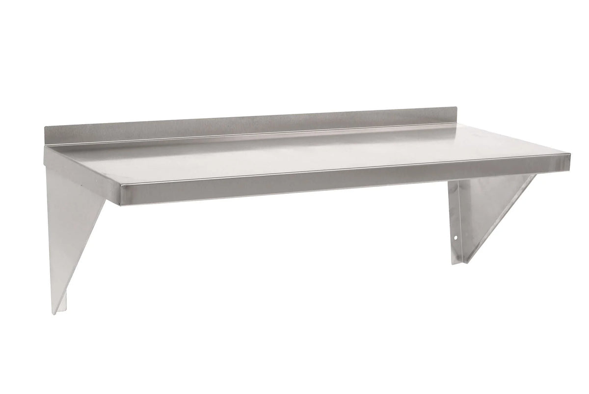 Omega Stainless Steel Wall Shelves - Various Sizes - Omni Food Equipment