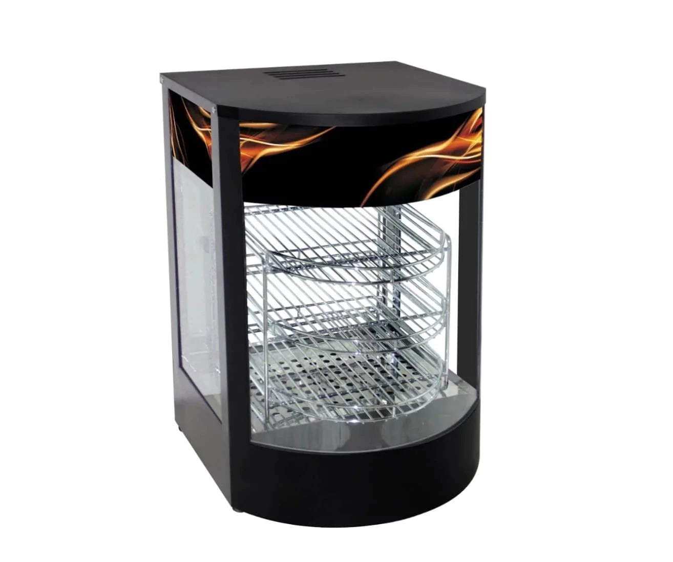 Omega ZWS-834 Curved Glass Display Food Warmer - Omni Food Equipment