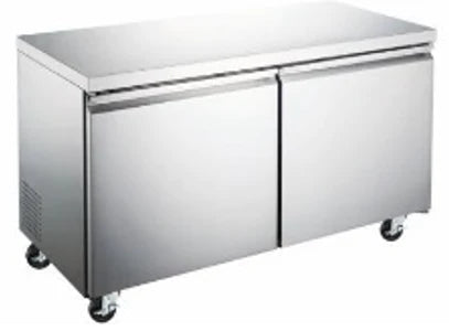 Canco WTF-47 Undercounter Stainless Steel Double Door Freezer