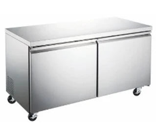 Canco WTF-60 Undercounter Stainless Steel Double Door Freezer